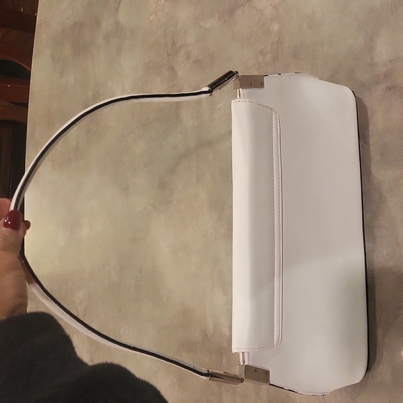 Vintage cream shoulder strap mini Camille bag style Okpta bag - Picture 3 of 16